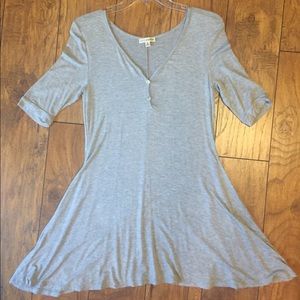 Grey flowy dress